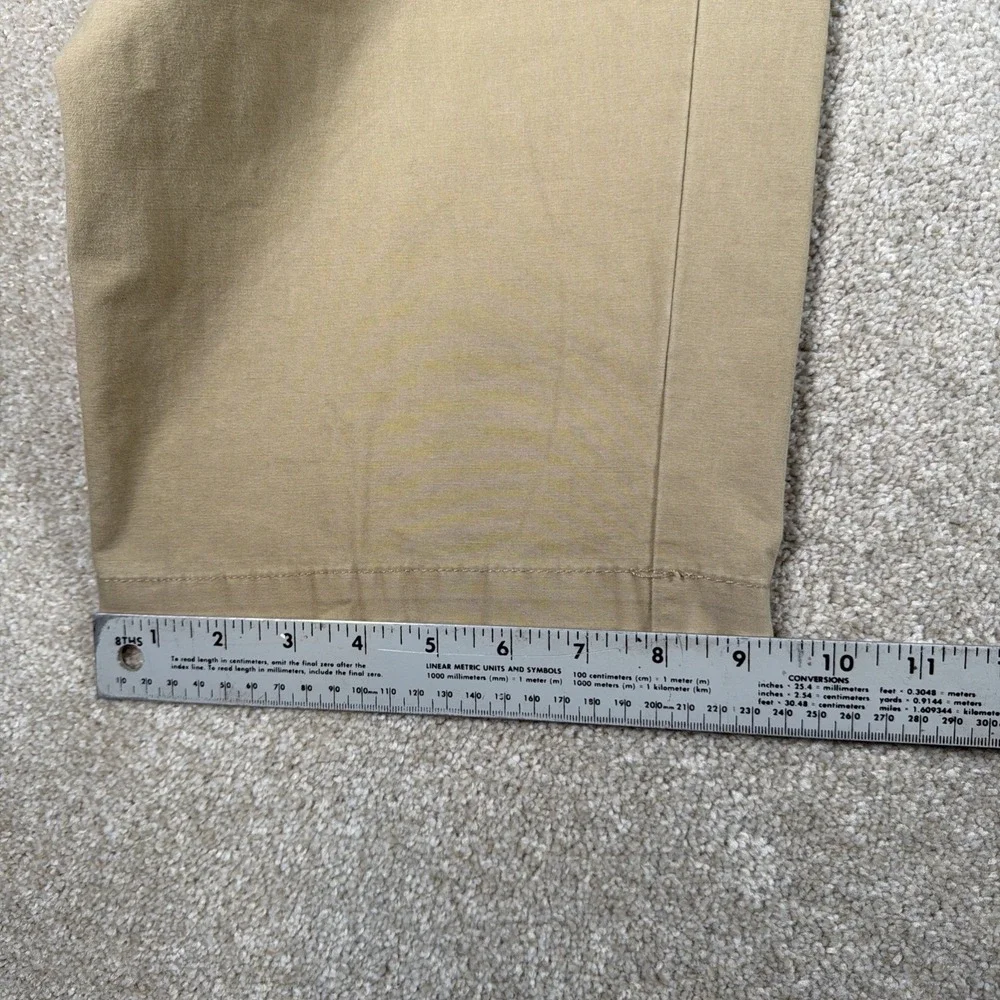 Columbia Mens Straight‎ Leg Cargo Khaki Outdoor Pants Large (FITS 36 X 31) READ